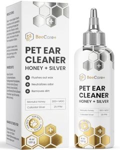 BeeCare+ Dog Ear Cleaner, 25 PPM Colloidal Silver Helps with Wax & Dirt