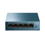 TP-Link LS105G 5-Port Desktop/Wallmount Gigabit Ethernet Switch, Ethernet Splitter, Plug & Play, 10/100/1000 Mbps RJ45, Steel Case