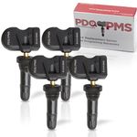 PDQ TPMS 315 MHZ Tire Pressure Sensor 4 Pack Rubber Snap in Stem for Ford Lincoln Mercury Direct Replacment for OE Part # F2GZ-1A189-A | GL3T-1A180-GA | HC3Z-1A189-B | TPMS-39 | TPMS-42