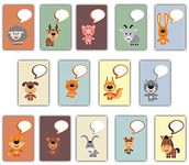 Set of 28 Animal Speech Bubble Postcards - Great for a Custom Message or Reward Postcards