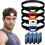 SerDa-Run 4 Pack Led Headlamp Flash