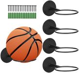 5 Pack Metal Ball Holder Wall Mount