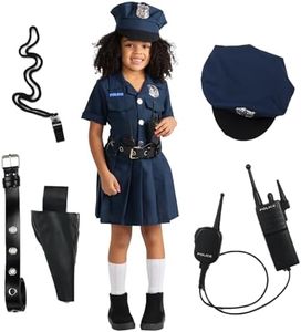 Dress Up America Police Costume for Girls - Police Officer Dress Costume - Halloween Costume for Girls and Teens