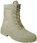 Savage Island Tactical Army Combat Boots, 8 UK, Desert