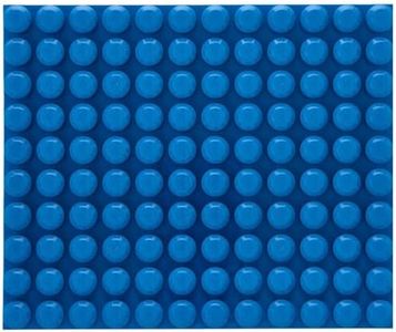 Strictly Briks - Base apilable para Construir - Ajuste 100% Compatible con Todas Las Grandes Marcas - Tacos Muy Grandes para Que la usen niños Muy pequeños - 31,75 x 38,1 cm - Azul