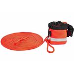 Gcroet Water Rescue Rope Bag High Visibility Floating Throw Line Emergency Safety Equipment, Water Rescue Throw Bag with 30m Floating Polypropylene Line Reflective Rescue Equipment