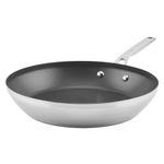 KitchenAid - 3-Ply Base Brushed Stainless Steel Nonstick Frying Pan (30cm/12in)