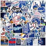 50pcs Baseball Sticker Sports Stickers for Baseball Theme Party Birthday Party Supplies,Teens Decorations Stickers for Laptop, Bike Guitar Motorcycle Luggage Skateboard Stickers Cute Graffiti Decals