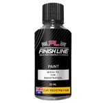 FINISH LINE Touch Up Paint Mixed By UK Car Registration Scratch Mark Stone Chip Paint Repair 30ml Touch Up Bottle