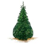 Deer Netting Protection￼- for Arborvitae Trees Up to 10' Tall. Repellent for Deer. Protects Your Plants!