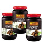 Lee Kum Kee Black Bean Garlic Sauce in Jar for Stir Fry, Marinade Cooking 368g (Pack of 3)