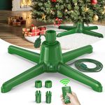 Springlift 2024 Upgrade Rotating Christmas Tree Stand, UL Certified Artificial Tree Stands with Remote Control for Up to 7.5ft 90lb Tree, Durable 3 Light Outputs with Up to 625 Watts of Power