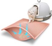 Pieviev Cat Litter Mat Double Layer