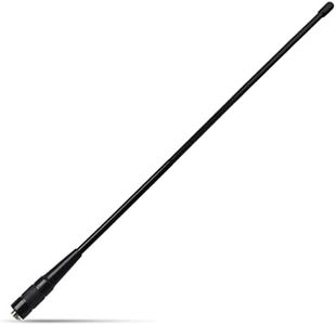 2m/70cm Antenna HYS-771N 15.6-Inch Whip VHF/UHF (144/430Mhz) Antenna SMA-Female for AnyTone, BaoFeng, and Yaesu