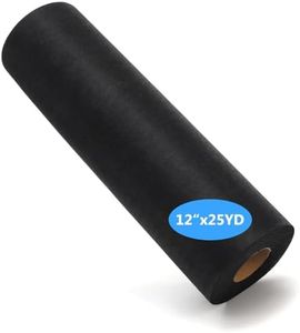 Nicunom Black Cut Away Machine Embroidery Stabilizer Backing 12" x 25 Yard Roll, Medium Weight 2.5 Ounce