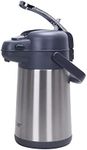 GiNT 74oz Coffee Airpot Thermal Carafe Dispenser with Pump, Stainless Steel Vacuum Insulated Lever-Action Airpots for Coffee to Keep Hot/Cold Retention (2.2L)