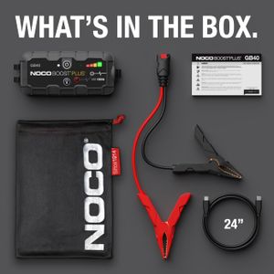 NOCO Boost GB40 Portable Jump Starter – 1000A Lithium Battery