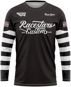 Men's Downhill Motorcycle Sportwear Cycling Jersey Mountain Bike T Shirt Long Sleeve Anti-uv MTB Jersey Racewear