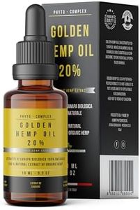 HEMP PHYTOMEDICAL Golden Hemp Oil 20% Olio di Canapa ad Alta Concentrazione (200mg/ml) Formula Phyto-Complex ad Ampio Spettro - Made in Italy