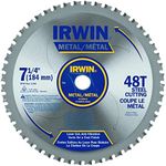 IRWIN Tools Metal-Cutting Circular Saw Blade, 7 1/4-inch, 48T (4935555)