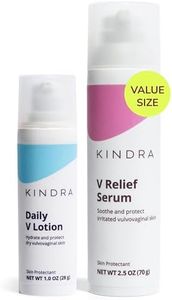 Kindra Daily V Lotion & V Relief Serum XL, OBGYN Recommended For Itching, Burning, Vaginal Atrophy, UTI BV Yeast Infection Odor Prevention, with Hyaluronic Acid, Estrogen-Free, pH-Balanced