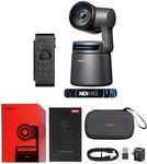 OBSBOT Tail Air & Smart Remote Combo (NDI Included), Streaming Camera with AI Tracking PTZ, Intelligent APP, Gesture Control, HDMI/USB-C/Wireless Webcam, Video Cameras for Filming, Content Creator