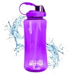 Breewell 3 L Sports Plastic Water Bottle Container BPA Free Travel Mugs with Scale,Straw,Strap for Kids Adult Summer Outdoor Sports | Multi Color (Pack of 1)