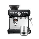 Sage - The Barista Express - Bean to Cup Coffee Machine with Grinder and Milk Frother, Black Truffle