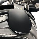 STICKIT Magnetic Golf Bag Landing Pad I Metal Bag Clip for Quick and Easy Use of Magnetic Golf Gear & Accessories with Convenient Positioning on Your Golf Bag