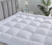 Hotel Quality Box Stitched Microfibre Mattress Topper 5cm Super soft Heavy Fill Orthopaedic Anti Allergy Quilted Mattress Topper (Small Single)