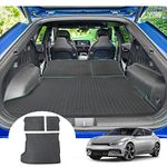 [Pack of 3] GAFAT Ki-a EV6 / GT/GT Line 2021-2024 2025 Boot Mat, EV6 2023 Boot Liner EV6 Mats TPE Original 3D Scanner, Compatible with Kia EV6 Accessories