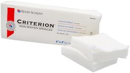 Henry Schein Rayon/Polyester Blend Non-Woven Sponges, 4 in x 4 in 4 Ply Non-Sterile, 4-Ply, 200/Pack - 10 Packs - Total 2000 Counts