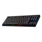 Logitech G515 Lightspeed TKL Low Profile Wireless Gaming Keyboard, LIGHTSYNC RGB, Thin Tenkeyless Design, Double-Shot PBT Keycaps, Tactile (Brown) Mechanical Switches - Black