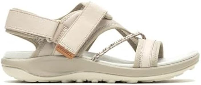 Merrell Terran 4-Correa Trasera, Sandalia Mujer, Silver, 38 EU