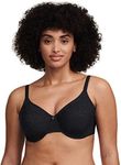 Chantelle Women's Comfort Chic Full Coverage Underwire Bra, Black, 32F