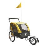 M-Wave Cicli Bonin Unisex Adult M-Wave 20 Cart Trailer - Multi-Colour, One Size