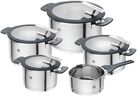 ZWILLING Simplify Kochtopf-Set 5-teilig, Integriertes Sieb, Induktion, Grau