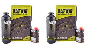 UPOL Raptor Tintable 710ml Liner & 240ml Hardener Urethene Truck Coating X2 PACK U-POL