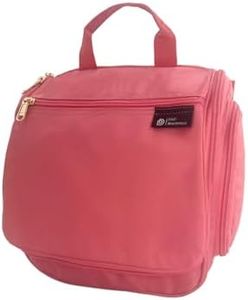 D&D Hanging Travel Toiletry Bag for Men and Women – Large Cosmetics, Makeup and Toiletries Organizer Kit with 10 Compartments, YKK Zippers, XXL Metal Swivel Hook, Water-Resistant Nylon