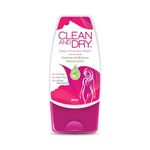 CLEAN & DRY| Daily intimate wash| Hygiene Wash for Women, Vaginal Wash, Smooths Skin | Anti-Bacterial and prevents infections | Restores pH Balanace| Naturally| No itching, Burning, white Discharge| 90ml