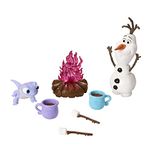 Disney Frozen Toys, Olaf and Bruni Figures and 5 Campfire Accessories Inspired Frozen 2 Movie, Gifts for Kids