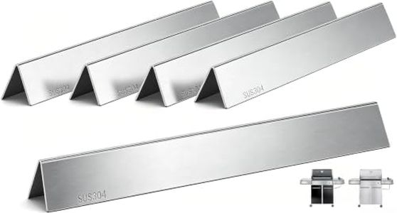 QuliMetal 24.5" Flavorizer Bars for Weber Genesis 300 Series Grills with Side Controls Knobs, Genesis E310 E320 S310 S320 EP310 EP320 (2007-2010), 304 Stainless Steel Heat Plates for Weber 7539 7540