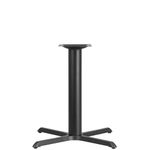 Flash Furniture 33'' x 33'' Restaurant Table X-Base with 4'' Dia. Table Height Column