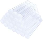 Craftdady 100Pcs Clear Plastic Tube Bead Containers Transparent Storage Test Tubes with Caps 78x13mm (3.07x0.5 inch)