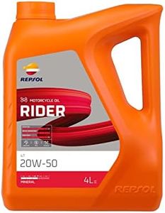 REPSOL aceite lubricante para moto RIDER 4T 20W-50 4L
