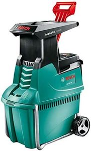 Bosch Garden Shredder AXT 25 TC (2500 W, Plunger for Trimmed Material, 53-litre Collection Box, Material Throughput: 230 kg/h, Max. Cutting Capacity: Dia. 45 mm, in Carton Packaging)