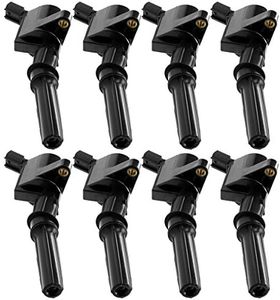 MAS Set of 8 Set of 8 Curved Boot Ignition Coil Pack Compatible with Ford Lincoln Mercury 4.6L 5.4L V8 Replacement for DG508 C1454 C1417 FD503 1L2U12029AA I2LU-12A388-AA C1417 DG473 DG481 DG491