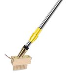 Patios Weed Brush Block Paving And Driveway Handle For Cleaning Remove Weeds And Moss Build Up Remover Tool With Angled Brush Wire Bristles