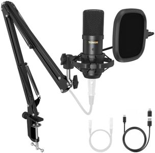 TONOR USB/XLR Microphone Set, PC Mic Kit for Podcast, Studio, TC20Pro