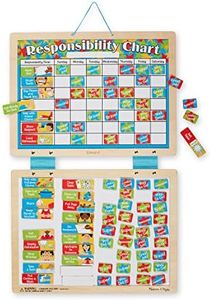 Melissa & Doug Magnetic Responsibility Chart | Toddler Routine, Kids Reward Board, Chores Chart, For Kids Ages 3+